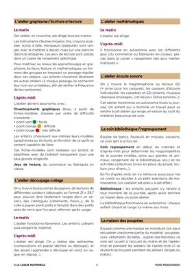 Ateliers plastiques en classe maternelle