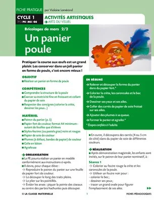 Un panier poule