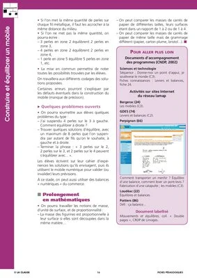 Construire et équilibrer un mobile