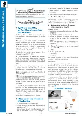 Construire un jeu éléctrique