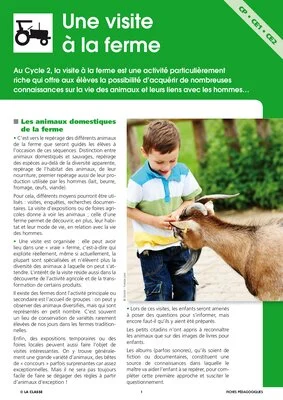 Visite à la ferme
