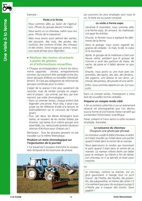 Visite à la ferme
