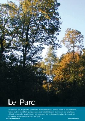 Le monde végétal : le parc