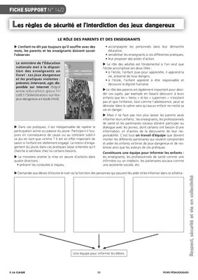 Respect, sécurité et vie en collectivité