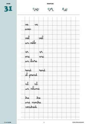Français CP écriture ~ Cahiers malins