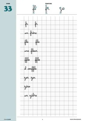 Français CP écriture ~ Cahiers malins