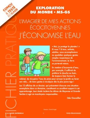 J'économise l'eau - Affiches pour la maternelle