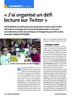 J'ai organisé un défi lecture sur Twitter