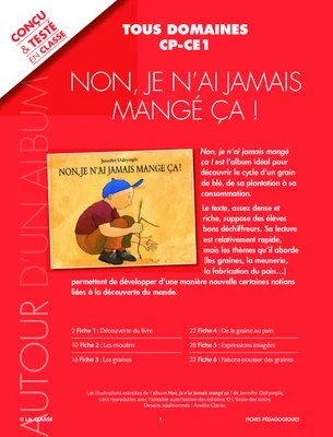 Non, je n'ai jamais mangé ça !