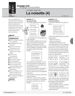 L'imagier des fruits : La noisette (4)