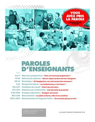 Paroles d'enseignants