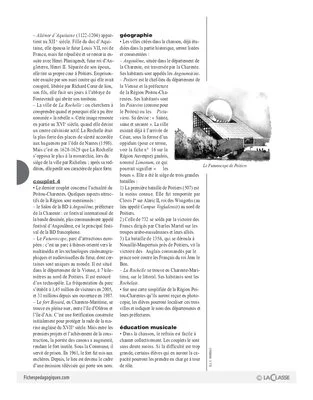 Les régions de France en chansons / Le Poitou-Charentes (Cycle 2)