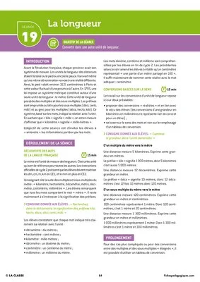 Grandeurs et mesures : la longueur