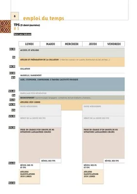 TPS - 3 emplois du temps - 2017