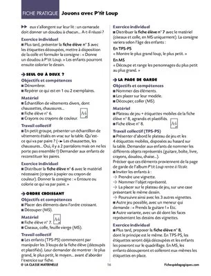 P'tit Loup rentre à l'école