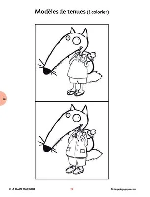 P'tit Loup rentre à l'école