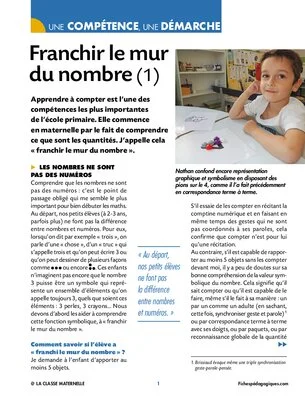 Franchir le mur du nombre (1)