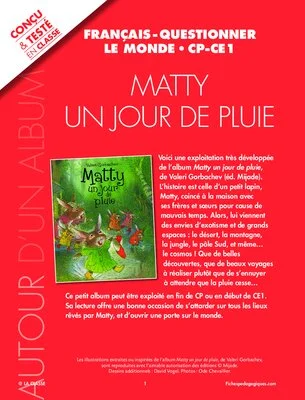 Matty un jour de pluie