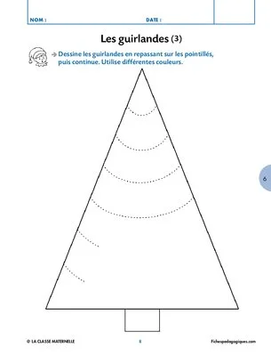 Sapins décorés - Graphisme
