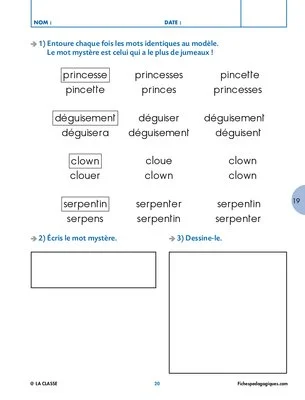 Mots mystères
