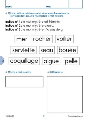 Mots mystères