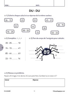 Calcul mental CE1 CE2