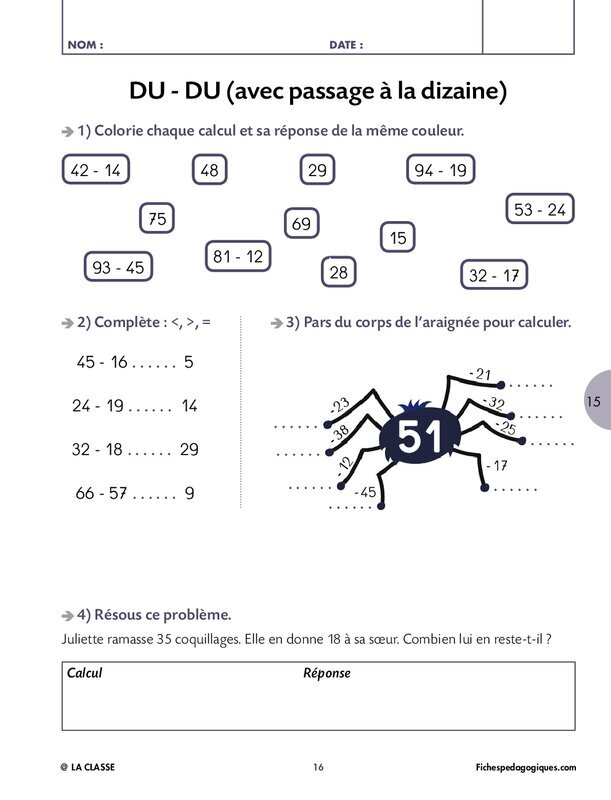 Je Comprends Tout - Calcul Mental - Nathan - Additions, Soustractions, Multiplications, Divisions - Alphaludic Orthophonie