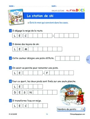 Rallye lecture Mes p'tits docs
