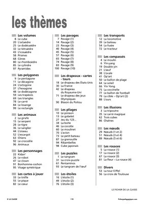 Activités géométriques artistiques et manuelles