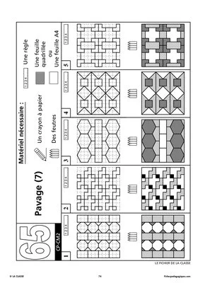 Activités géométriques artistiques et manuelles