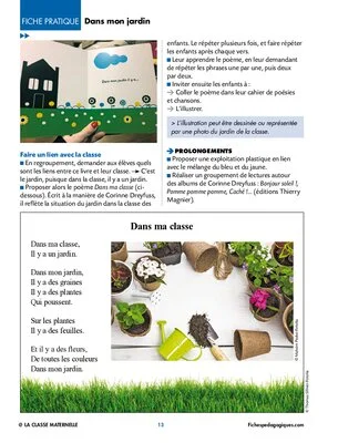 Un espace vert dans ma classe