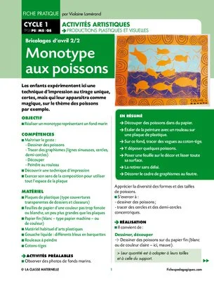 Monotype aux poissons