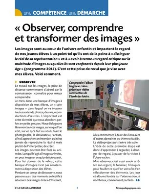Observer, comprendre et transformer des images