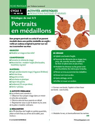 Portraits en médaillons