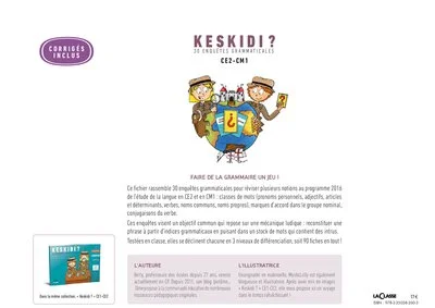 Keskidi ? CE2-CM1 : 30 enquêtes grammaticales sur fond historique