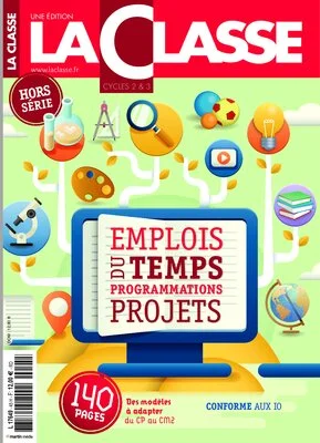 Emplois du temps, programmations et projets pour l'école élémentaire