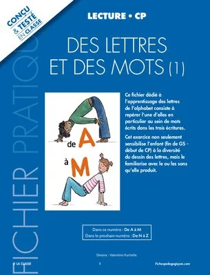 Des lettres et des mots - De A à M (1/2)