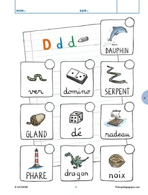 Des lettres et des mots - De A à M (1/2)