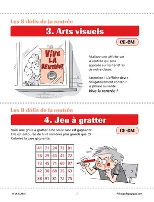 Les 8 défis de la rentrée