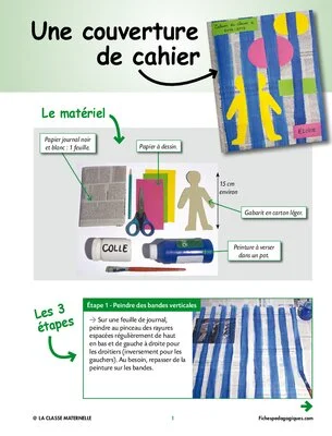 Une couverture de cahier