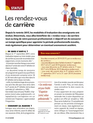 Les rendez-vous de carrière