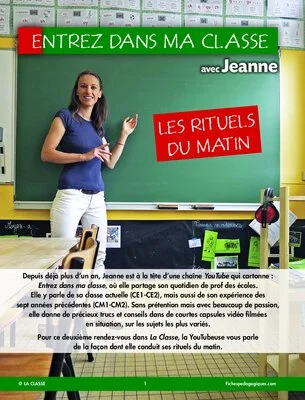 Entrez dans ma classe : les rituels du matin