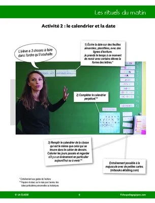 Entrez dans ma classe : les rituels du matin