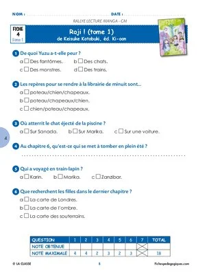 Rallye lecture Manga
