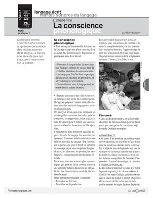 Conscience phonologique
