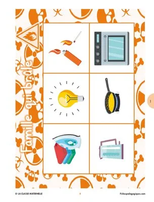 Loto des dangers domestiques