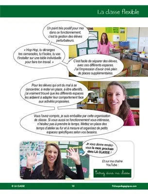 Entrez dans ma classe : la classe flexible