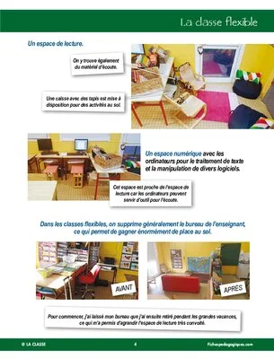 Entrez dans ma classe : la classe flexible