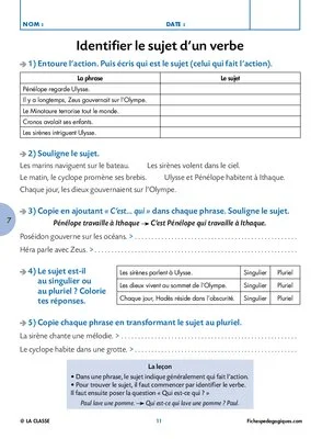 Le français à partir de la mythologie 1/4