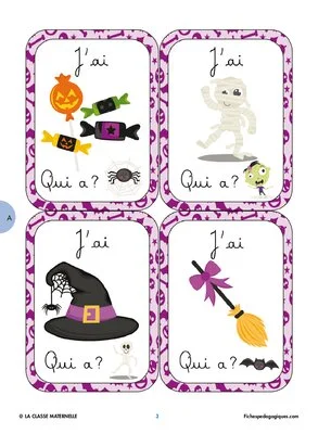 « J’ai ! Qui a ? » d'Halloween